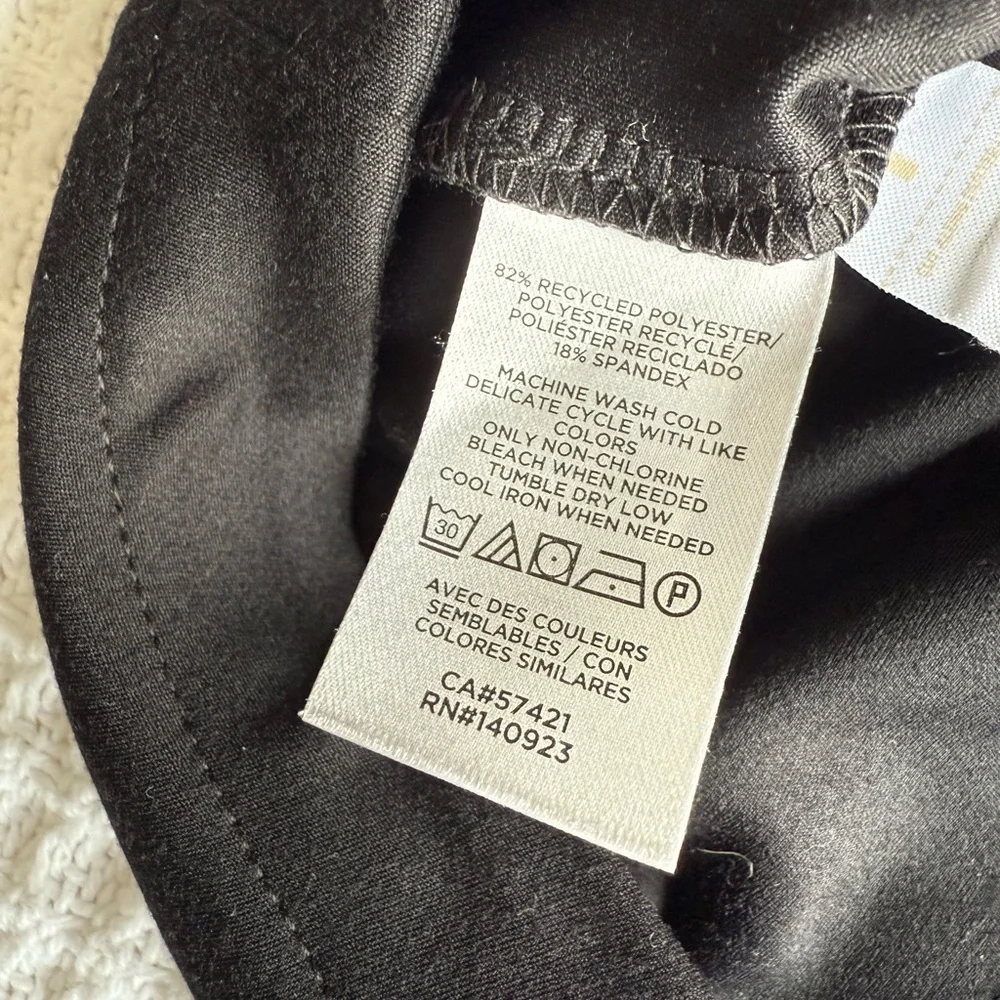 Loft Lou and Gray Black athletic zip up jacket size small - Picture 5 of 5